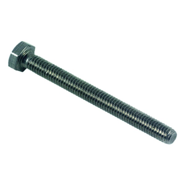 Vis à tête hexagonale totalement filetée inox A2