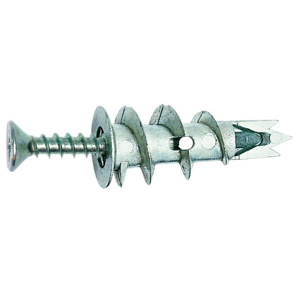 Cheville autoperceuse DRIVA pour plaques de plâtre avec vis tête fraisée TF5