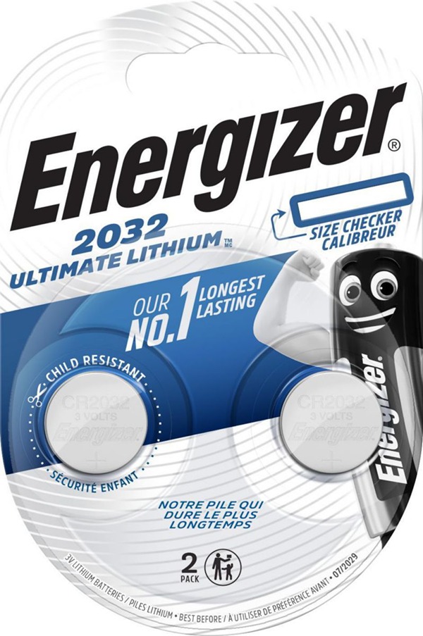 Pile CR2450 3V Lithium ultimate energizer Boite de 2