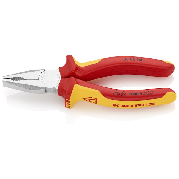 Pince universelle chromé isolé 1000V