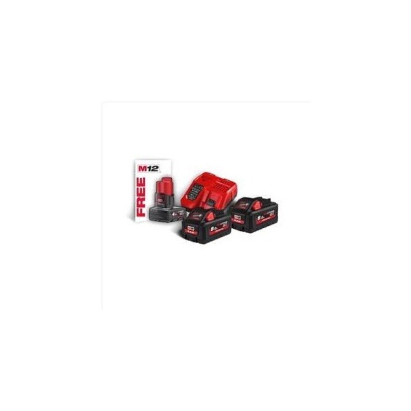 Pack batteries et chargeur pour outillage électroportatif M18 HNRG-802
