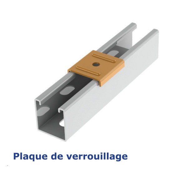 Plaque de verrouillage - Rail strut - Type 41
