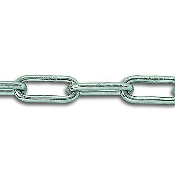 Chaine droite en vrac - 7mm - Zingué