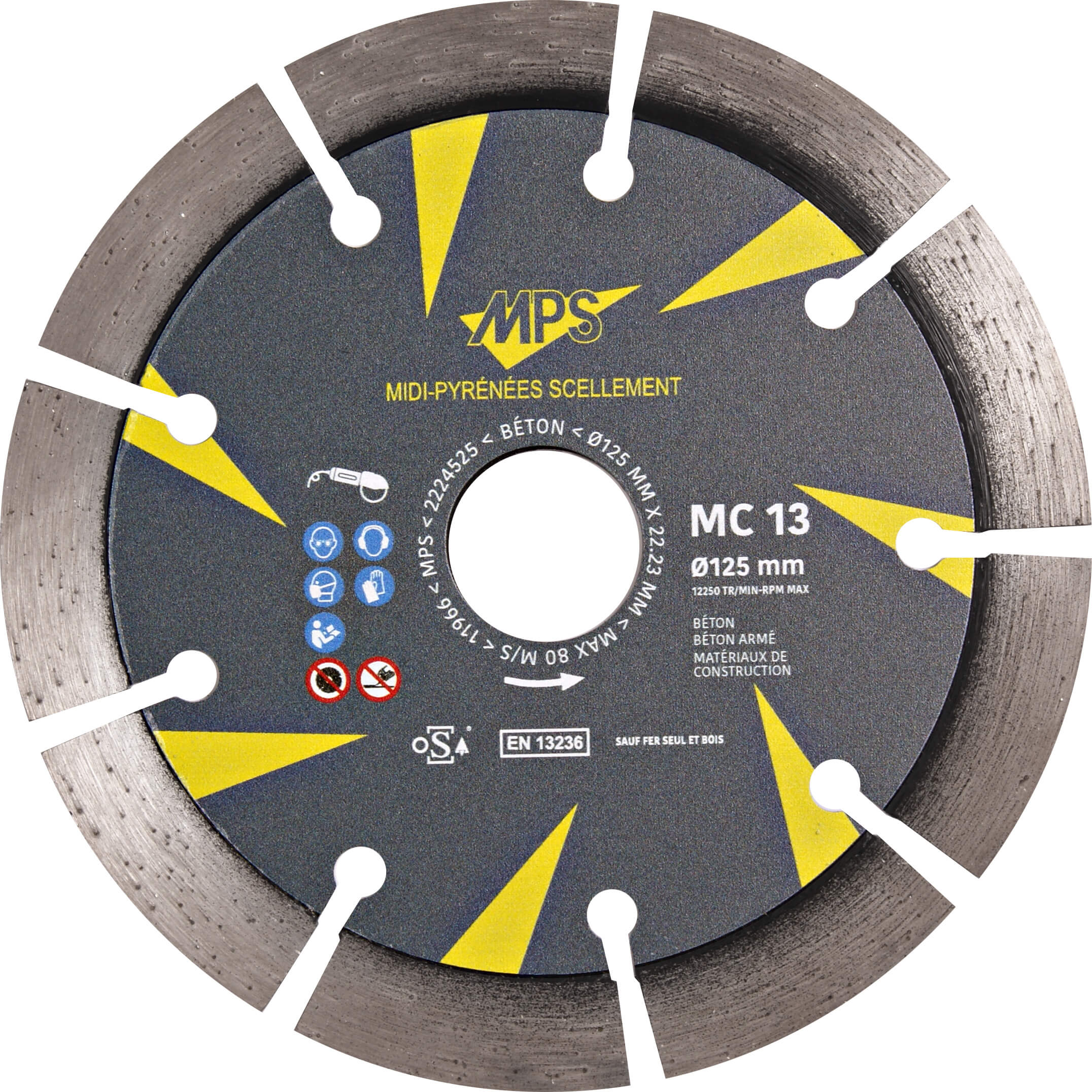 Disque diamanté universel - MPS Ø230