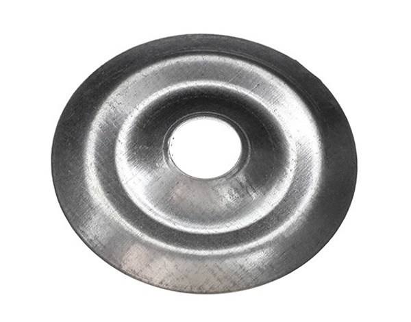 Rosace plate d'écartement pour collier de fixation