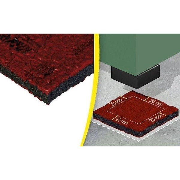 Plaque antidérapante - antivibratoires GRIPSOL