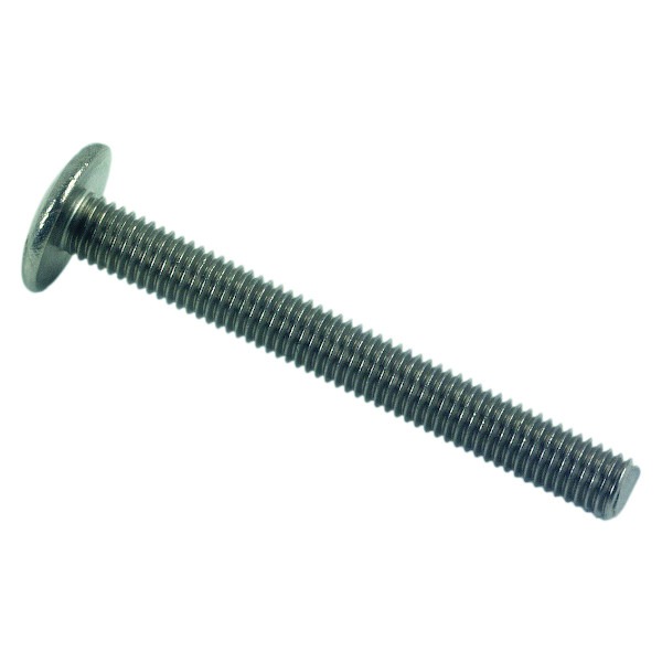Vis poêlier tête ronde large fendue inox A2