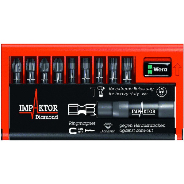 Composition d'embouts de vissage 8740/51/55/67-9/IMP DC