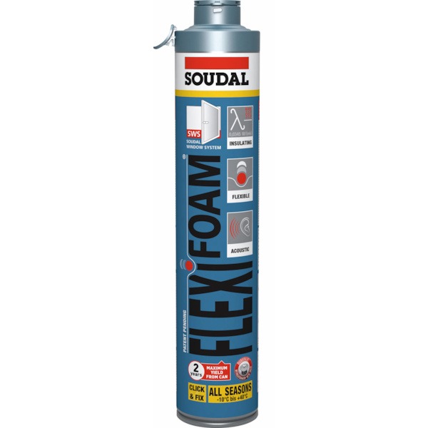 Mousse PU pistolable FLEXIFOAM CLICK & FIX