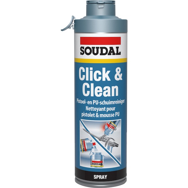 Nettoyant pour pistolet et mousse PU CLICK & CLEAN