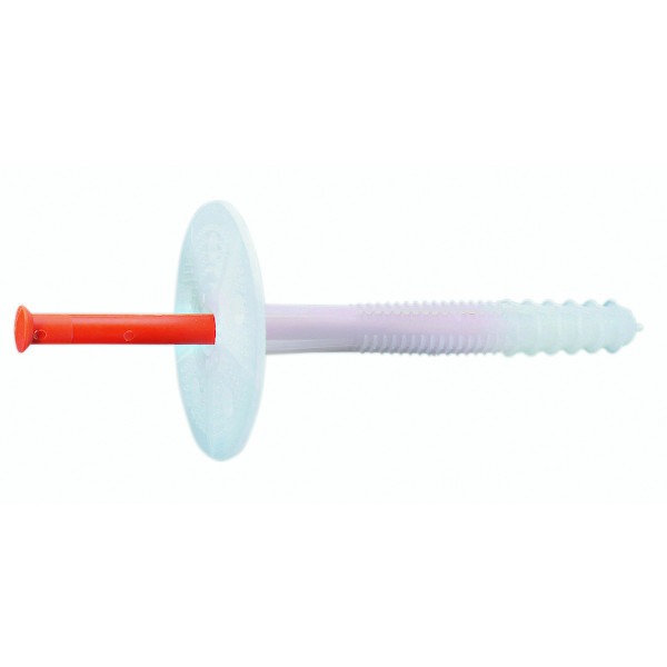 Cheville à frapper pour isolant ISO avec clou plastique pour fixation de polystyrène expansé