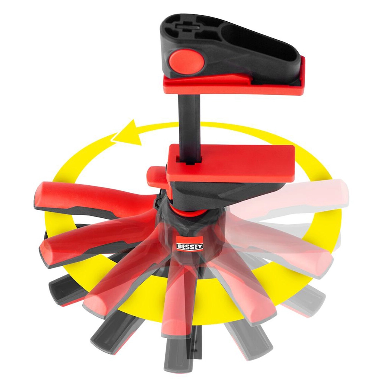 PRESSE UNE MAIN AVEC POIGNÉE PIVOTANTE  360°