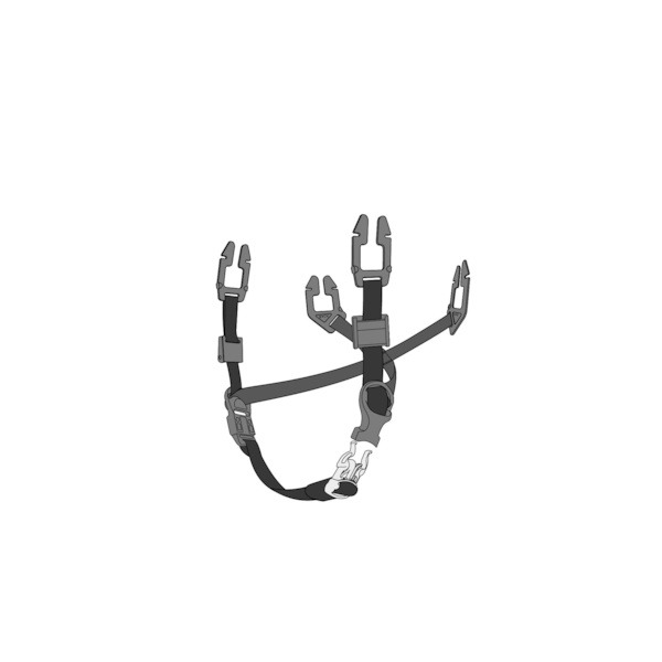 Jugulaire 4 points pour casques V-GARD®