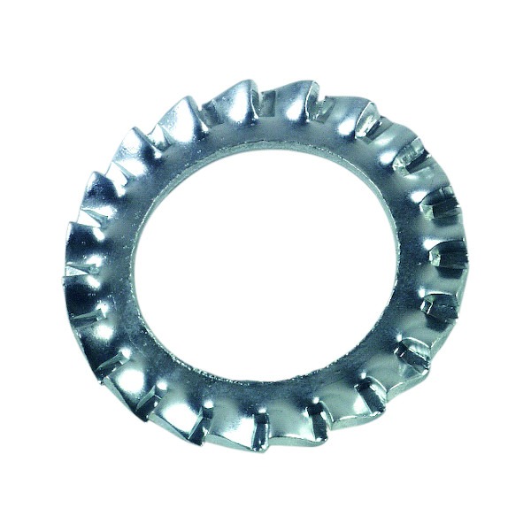 Rondelle éventail denture extérieure type AZ zingué