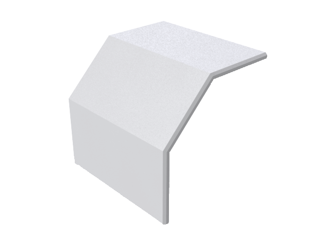 Couvercle coude extérieur convexe - TCXBPE 