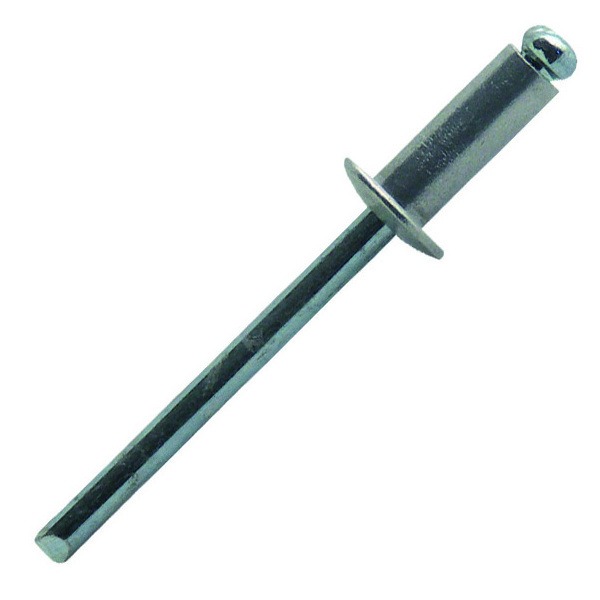 Rivet aveugle tête plate aluminium/acier ASD