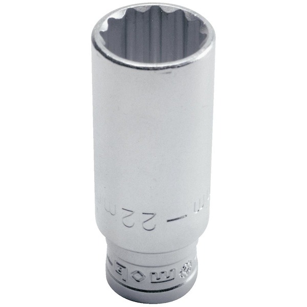 Douille longue 1/2" - 12 pans - 19mm