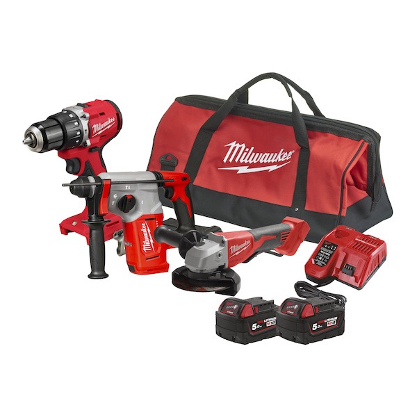 Lot d’outils électroportatifs M18 BLPP3C-502