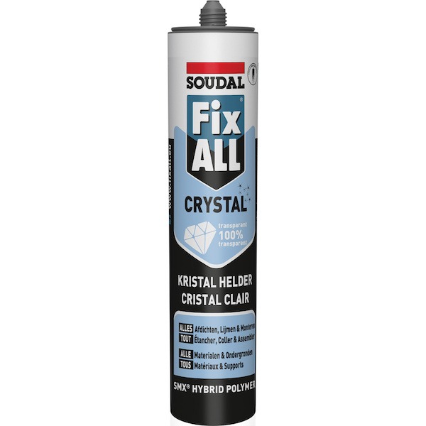Mastic polymère FIX ALL CRYSTAL