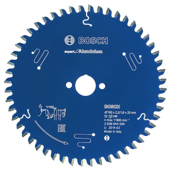 Lame de scie circulaire EXPERT ALUMINIUM