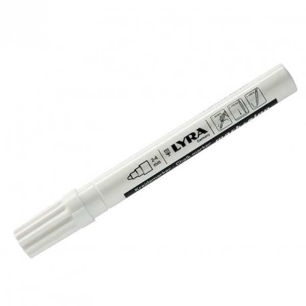 Marqueur craie liquide blanc 2-4mm