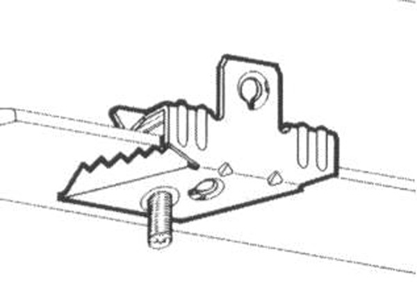 Clip pour poutrelle R104T