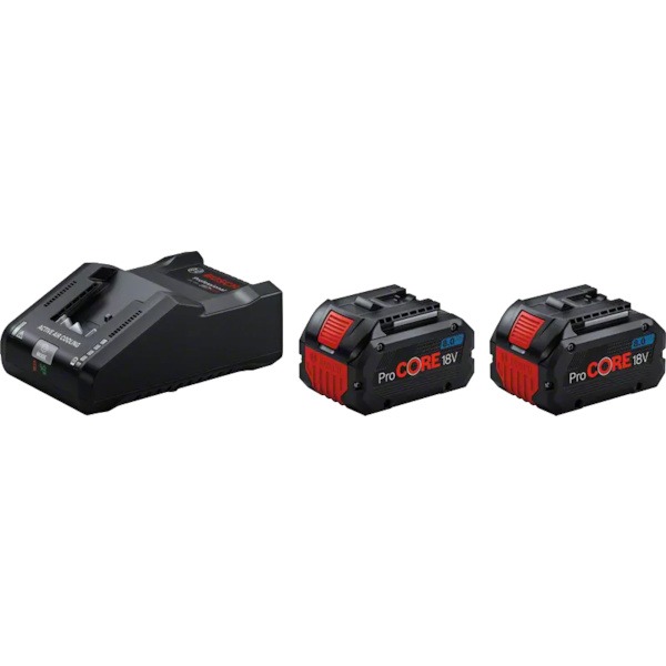 PACK BATTERIES PROCORE 18V ET CHARGEUR GAL 18V-160 POUR OUTILLAGE ÉLECTROPORTATIF