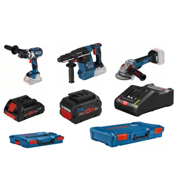 Lot de 3 machines 18V - Pack sécurité
