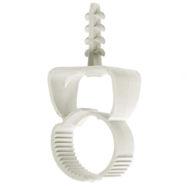 Collier fixe-tubes multi-diamètre avec insert poussoir
