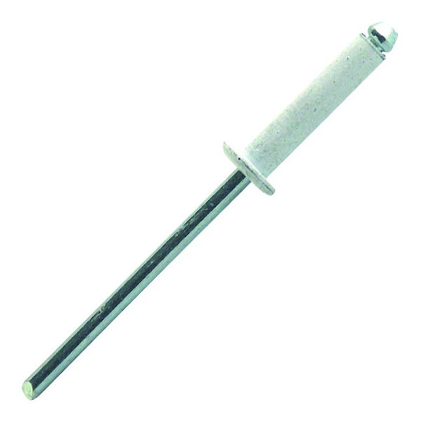 Rivet aveugle tête plate aluminium/acier Blanc AWD