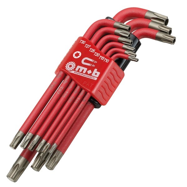 Jeu de clés mâles Torx et Resistorx
