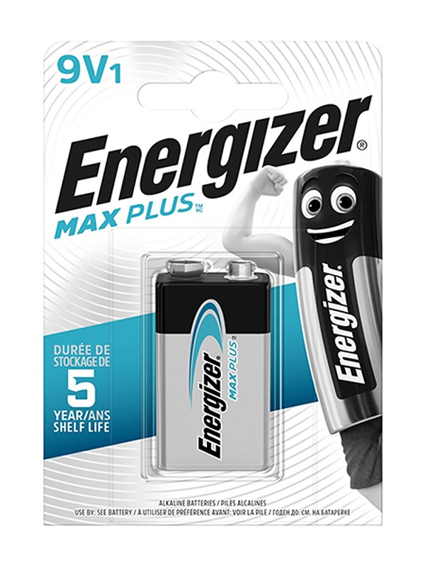 Pile 9V 6LR61  Alcaline max plus Unitaire