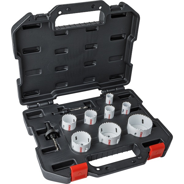 Coffret de 8 scies trépans Bimétal 42800