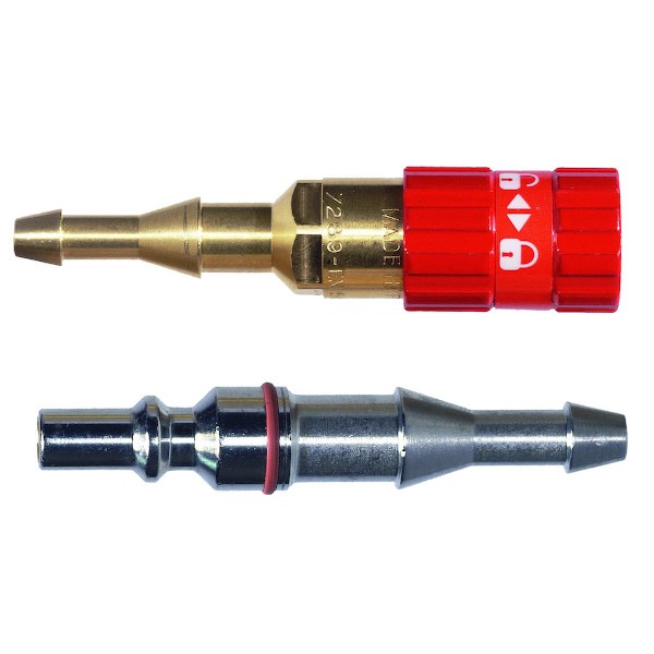 Raccord rapide ISO mâle / femelle acétylène